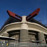 Le stade San Siro accueillera encore la cérémonie d'ouverture des JO d'hiver 2026. KEYSTONE/AP/Luca Bruno